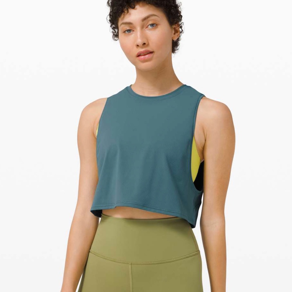 Like New Lululemon Muscle Love Crop Tank